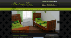 Desktop Screenshot of apartmanema.cz